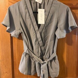 Sienna Sky Wrap Blouse X2